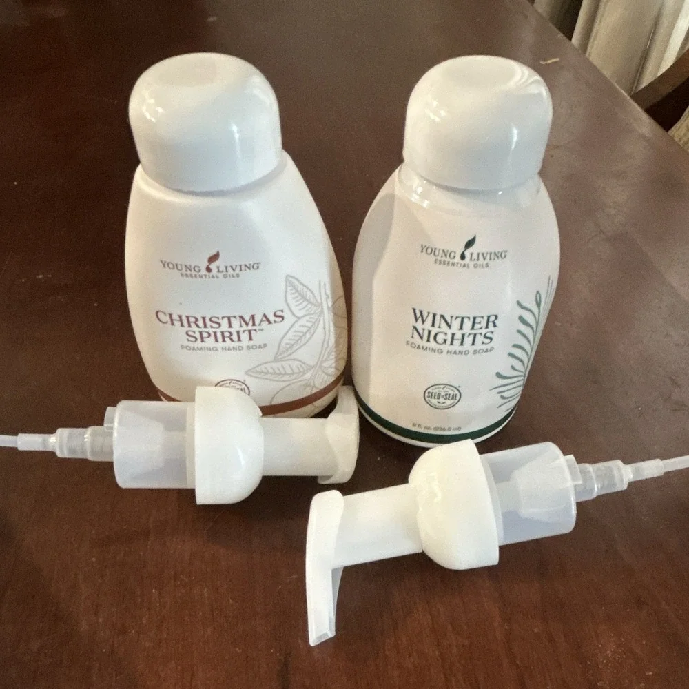 Young Living Foaming Hand Wash Christmas Spirit & Winter Nights 8oz Pumps